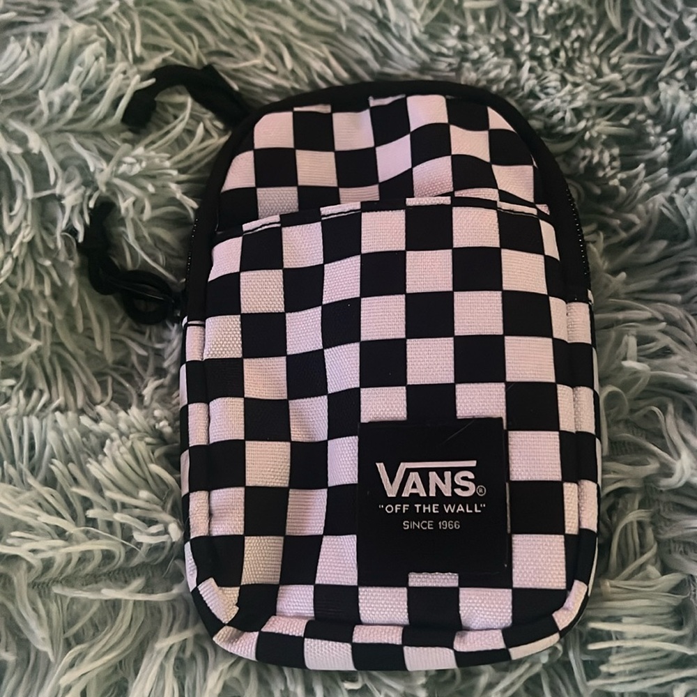 Vans checkered pouch